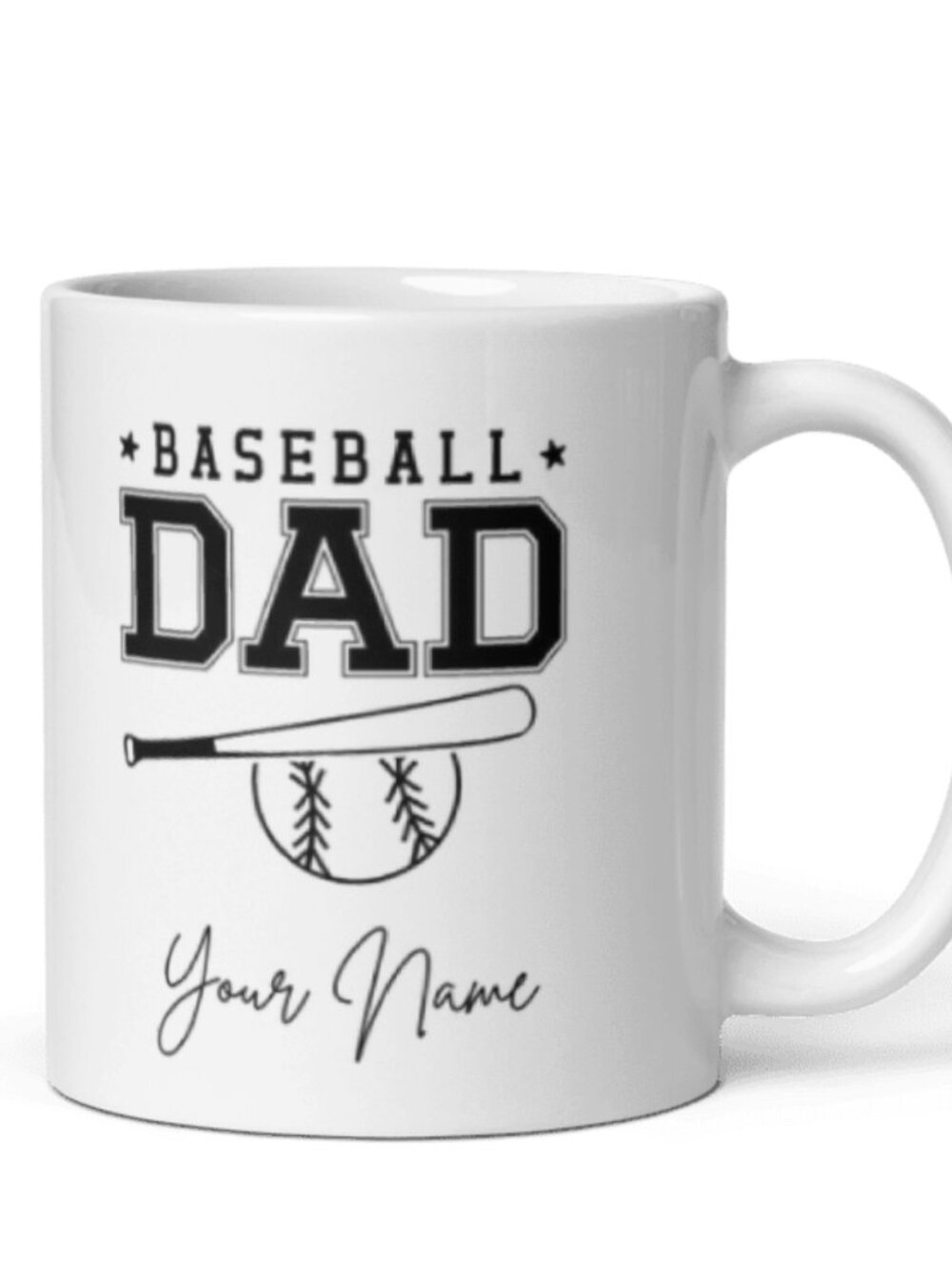 Baseball Dad Personalized 11oz Mug